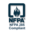 NFPA 285 compliant logo